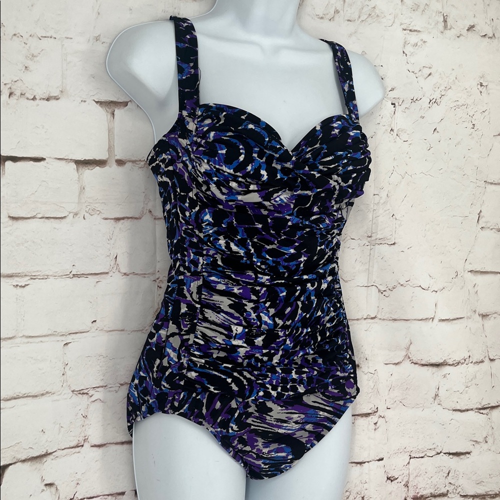 Miraclesuit Retro Style One Piece, Size 10 - Picture 2 of 9